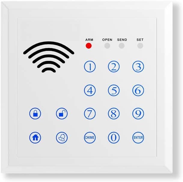 ERAY Wireless Keypad 433MHz with 2 RFID Cards, Accessories for T1/H3 Tuya Smart Home Security Alarm System
