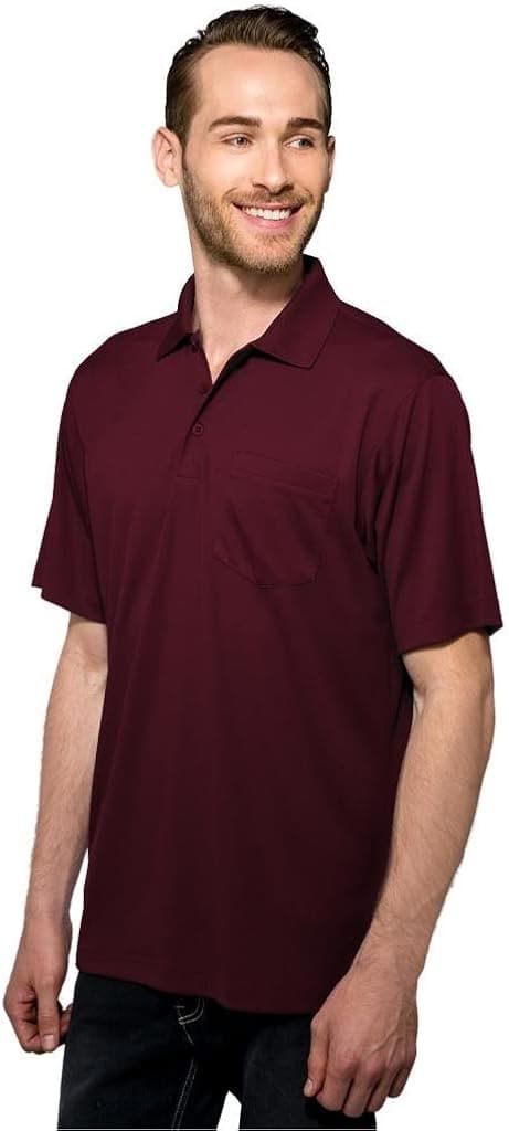 Tri-Mountain Men's Polyester Shirt W/Pocket