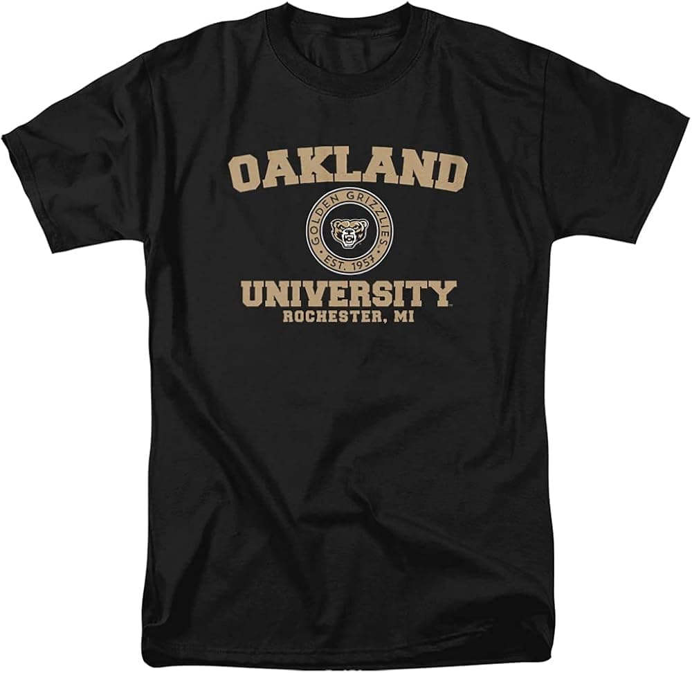 Oakland University Official Unisex Adult T Shirt Collection