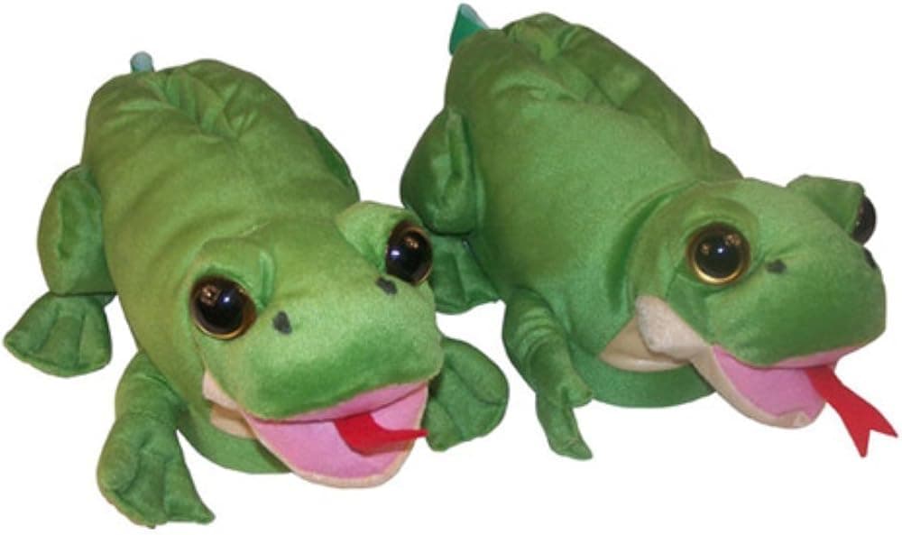 Comfy Feet Frog Animal Feet Slippers