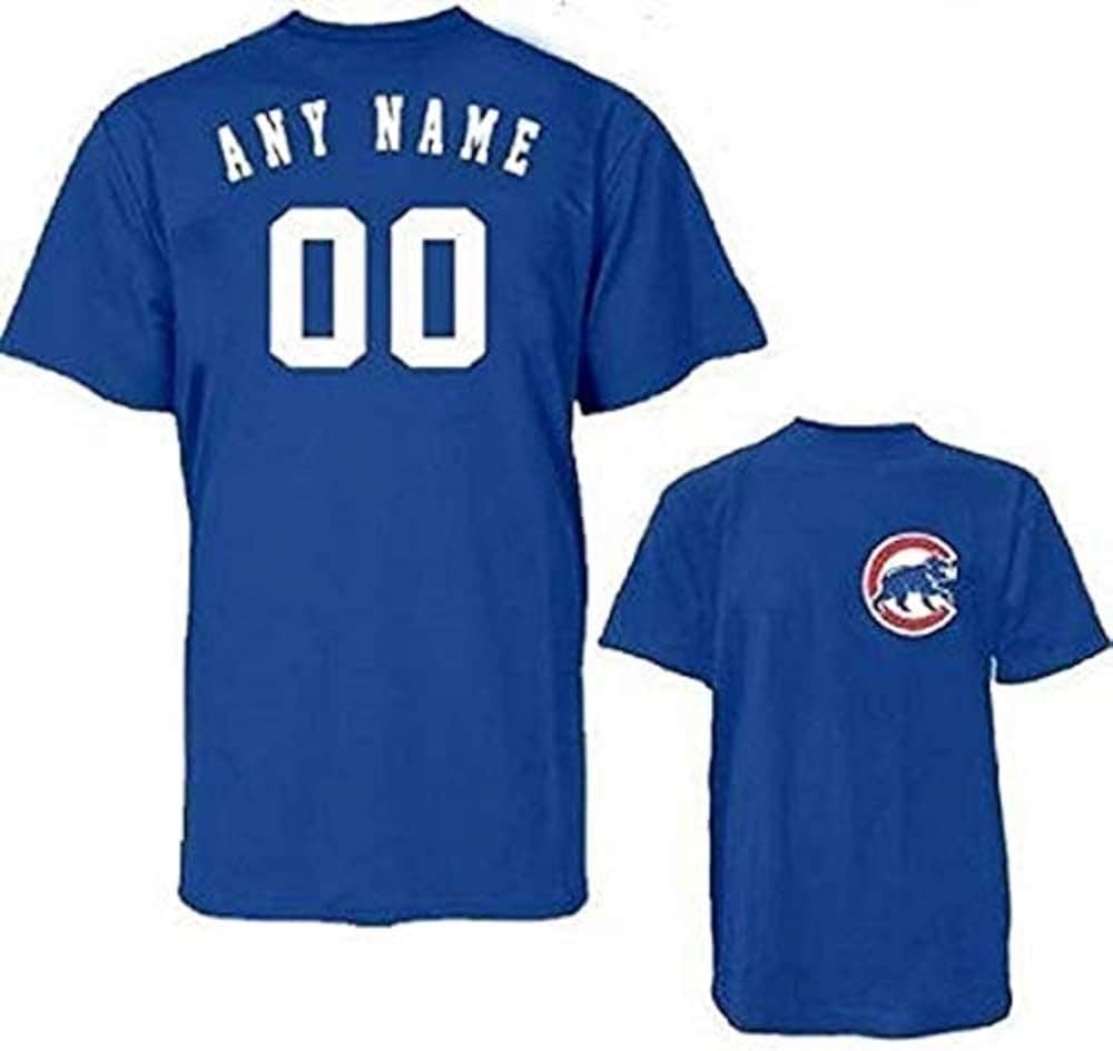 Majestic Custom (Any Name/#) Chicago Cubs Replica Jersey (10 Youth & Adult Sizes)