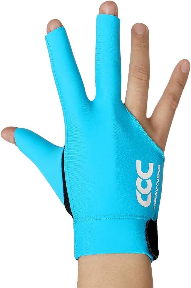 PiKu Pool Billiard Cue Game Gloves Elastic Lycra 3 Fingers - for Right Hand (1PC)