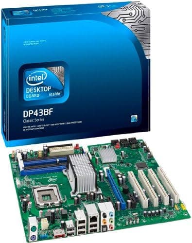 Intel Core 2 Quad/Intel P43/DDR3/A&GbE/ATX Motherboard, Bulk BLKDP43BF