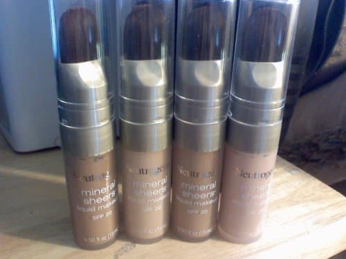 Neutrogena Mineral Sheers Liquid Makeup Spf 20