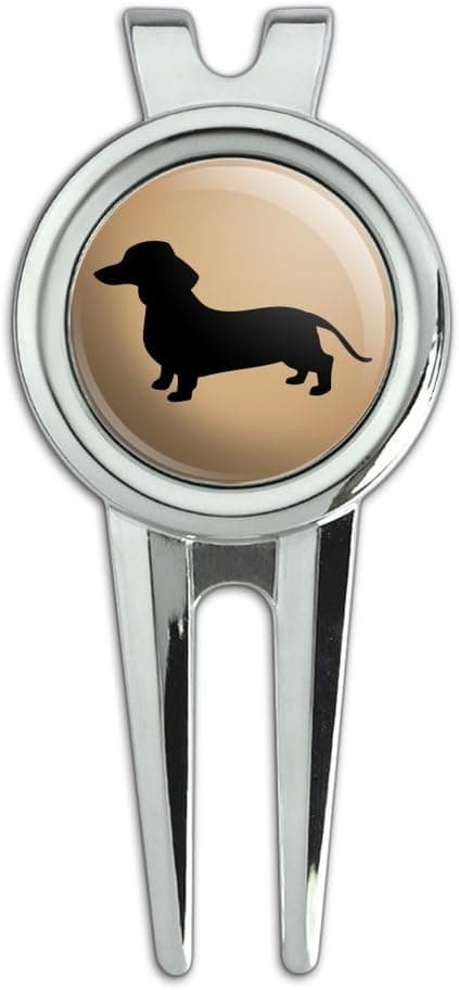 GRAPHICS & MORE Dachshund Wiener Dog Golf Divot Repair Tool and Ball Marker