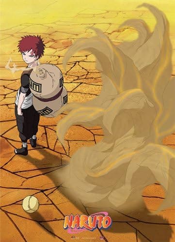Great Eastern Entertainment Naruto Gaara Wall Scroll, 33 by 44-Inch