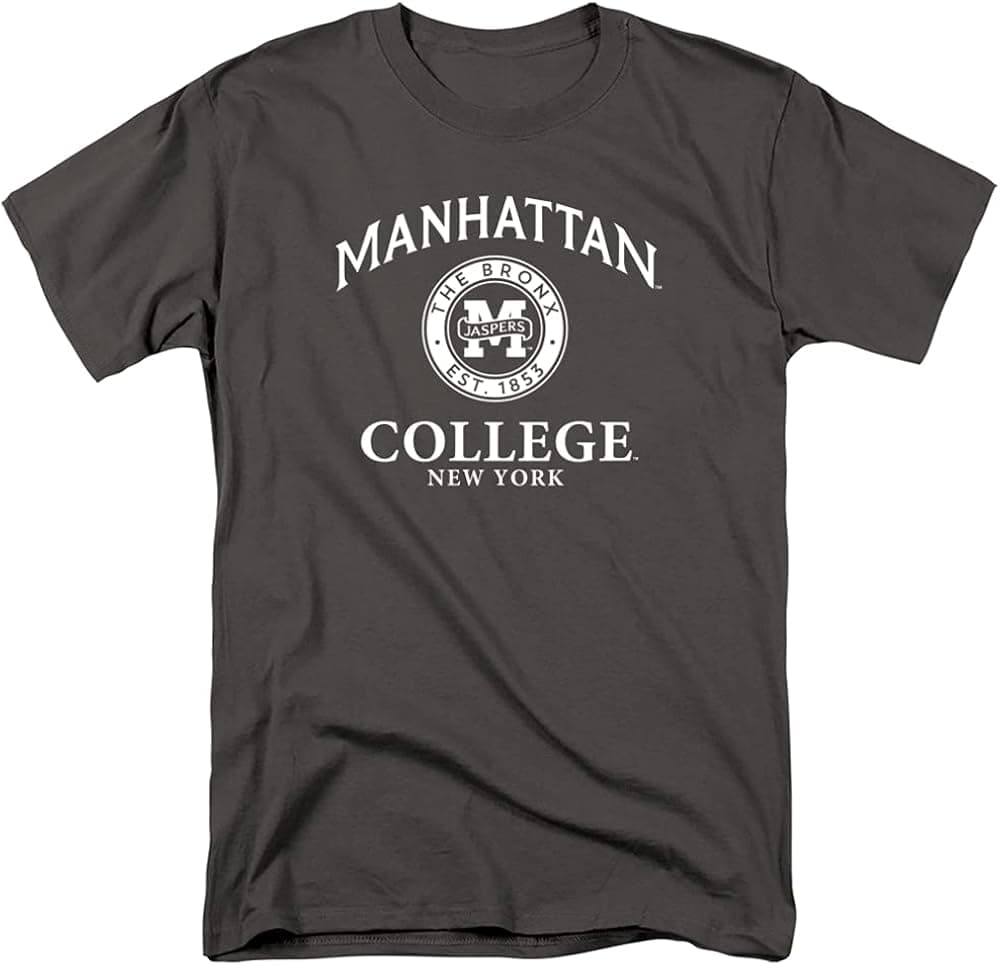 Manhattan College Official Circle Logo Unisex Adult T Shirt