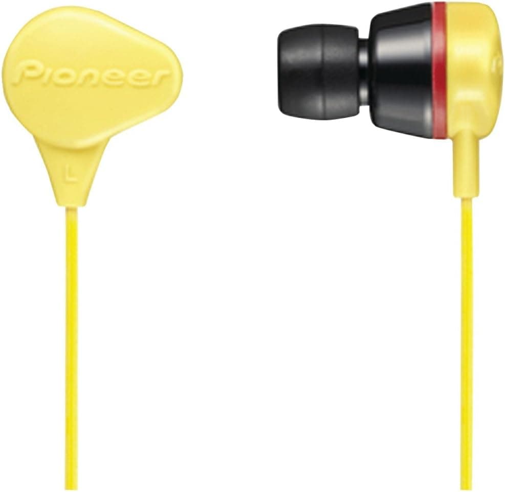 Pioneer SE-CL331-Y Headphones, Yellow (Discontinued by Manufacturer)