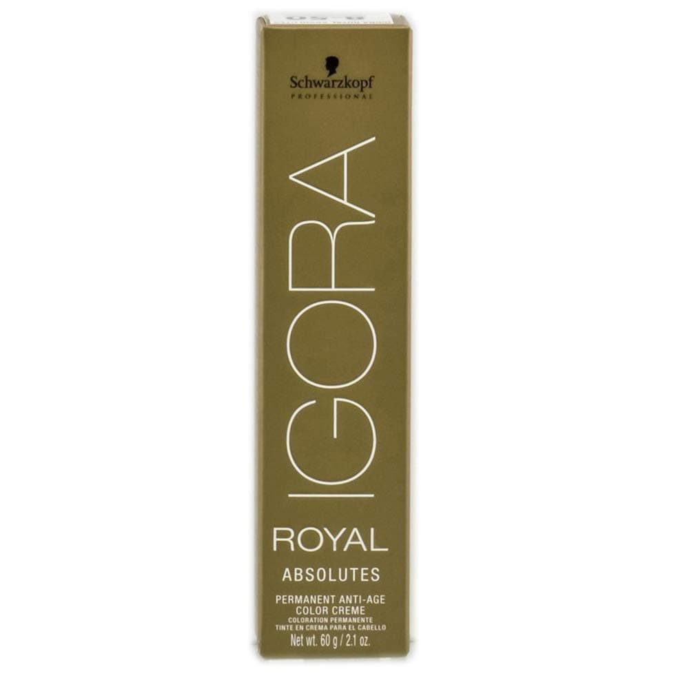 Schwarzkopf Professional Igora Royal Absolutes Hair Color, 4-70, Medium Brown Copper Natural, 2.1 Ounce