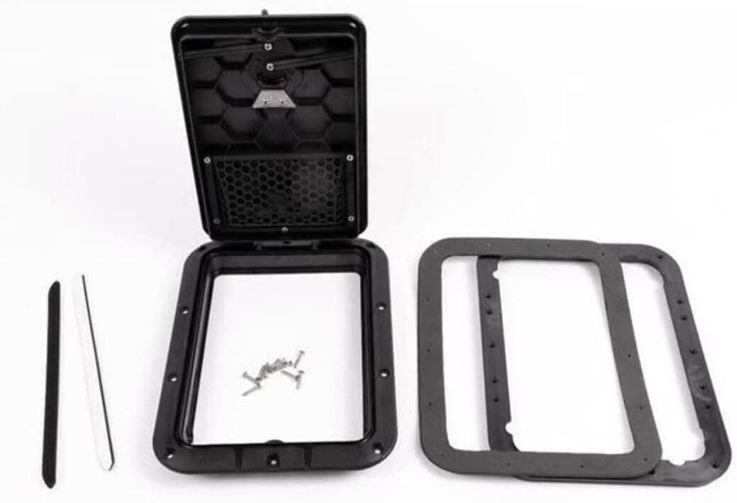 Rectangular Hatch Kit - Vertical - Black