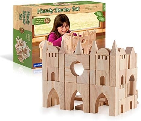 Guidecraft Tabletop Start Building Blocks Set