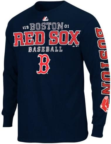Majestic Boston Red Sox Charge The Mound Long Sleeve T Shirt