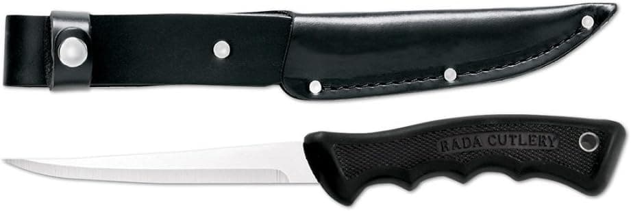 Rada Cutlery Hunting Sportsman Knife – Stainless Steel Blade and Non-Slip Rubber Handle, 10-1/4 Inches