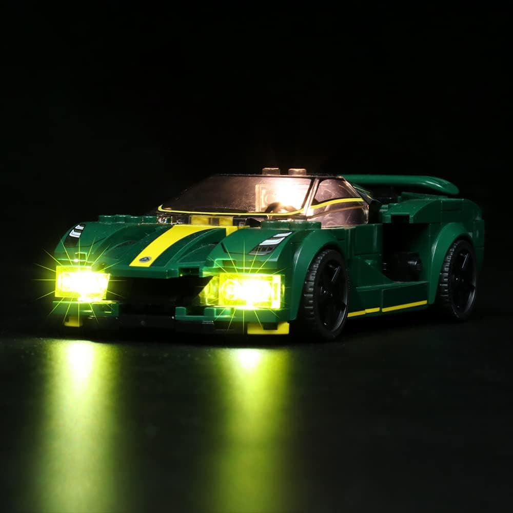 VONADO Light Kit for Lego Lotus Evija 76907 - Lego Sets Not Included, LED Lighting Kit Compatible with Lego Speed Champions Sets 76907