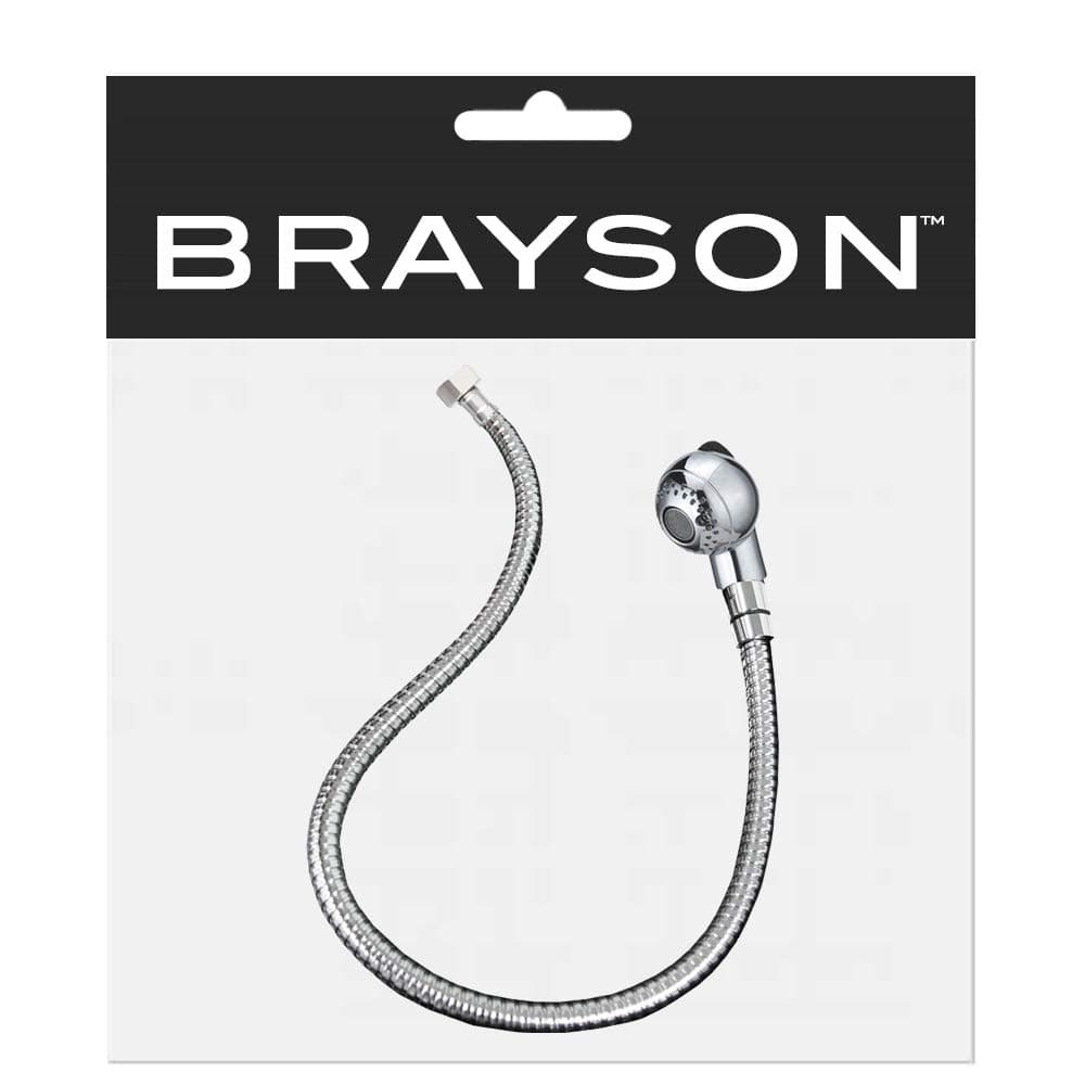 Round Shampoo Sprayer Head w/Chrome Hose SA-29B