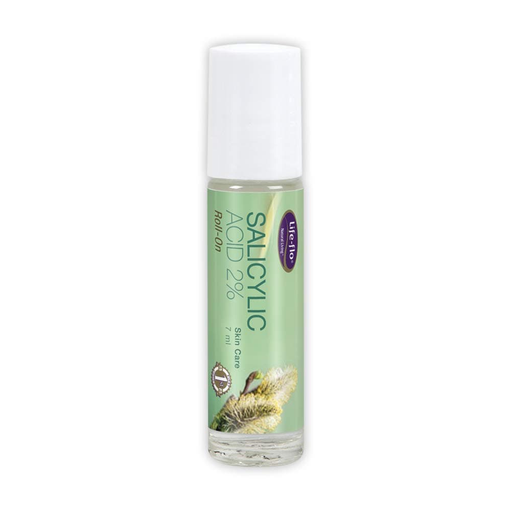 Life-flo Salicylic Acid 2% Roll-On | Clarifies, Brightens & Smooths Skin | Reduces Look of Fine Lines & Wrinkles | 7mL