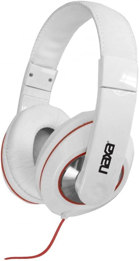 NAXA Electronics NE-929WHT Headphones, White