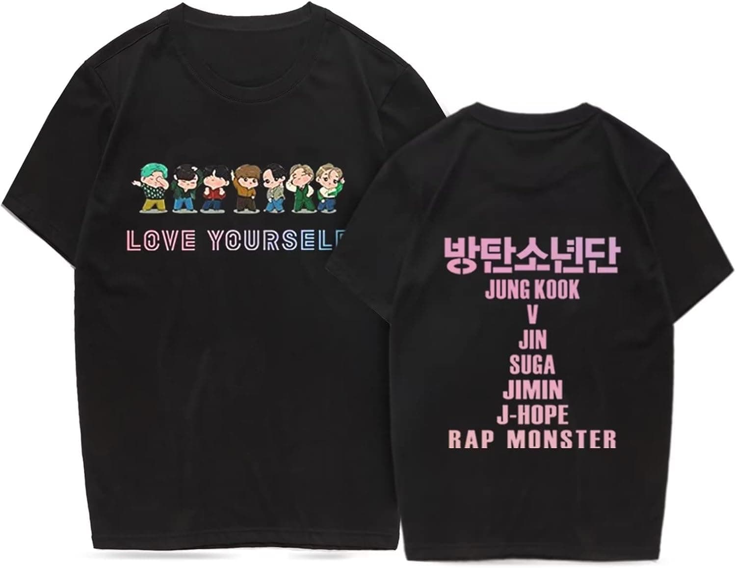 Dolpind Kpop Love Yourself Shirt Suga Jungkook Jimin V Rap Jhope Jin Tshirt Tee