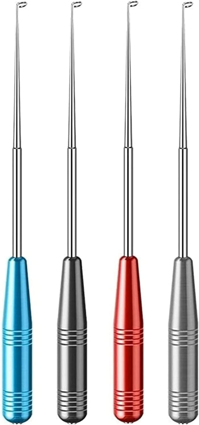 4Pcs Fishing Hook Quick Removal Device,Security Extractor Fish Hook Disconnect Device Fishing Accessory,Fish Hook Removal Tool for Fishing,Fish Hook Remover Tool Kit