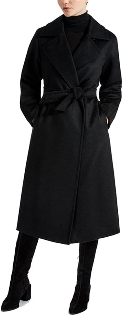 2017 New Female Pure Hand Cashmere Overcoat in Autumn and Winter