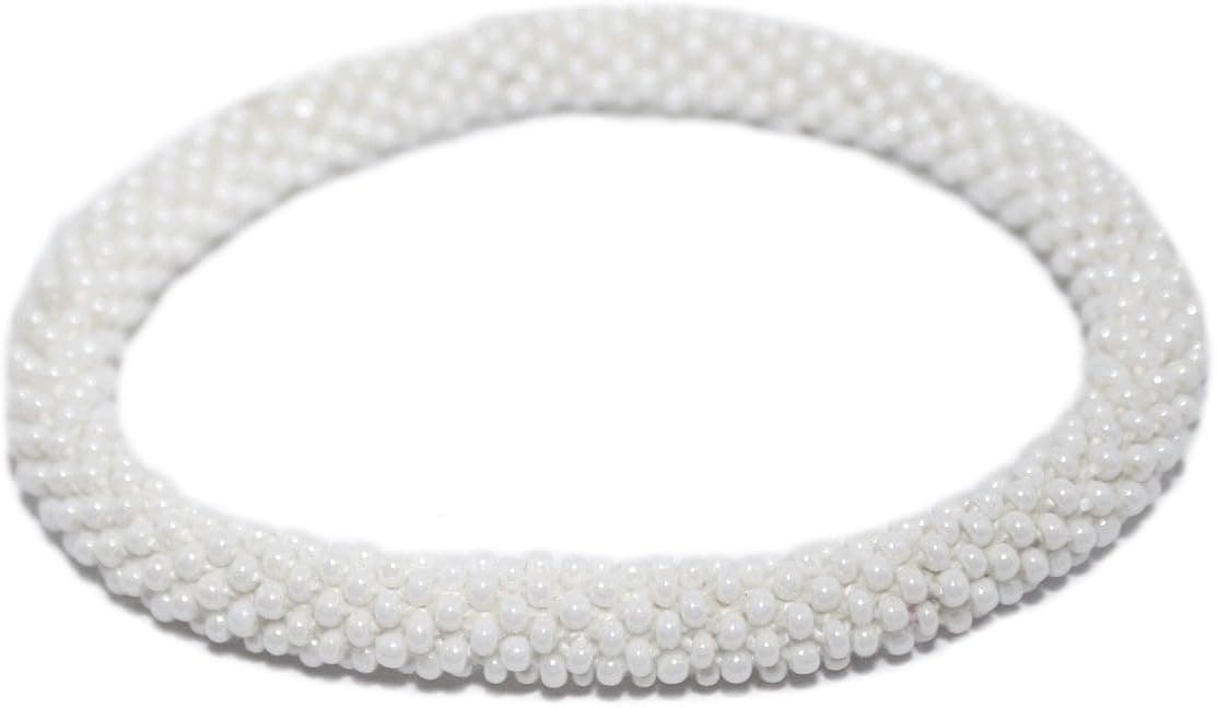 Crochet Glass Seed Bead Bracelet Bracelet Nepal Bracelet SB442