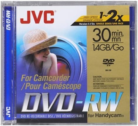 JVC VDW14DU Mini DVD-RW Camcorder Disc (Discontinued by Manufacturer)