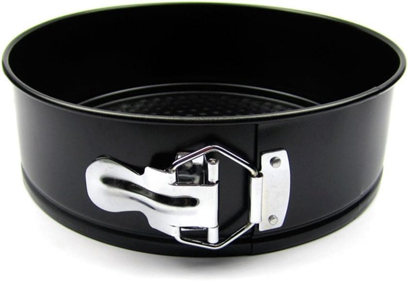 Meleg Otthon Professionaln Springform Round Cake Pan Deep, Removable Bottoms Bakeware Pan Nonstick,Pie Mold Leakproof,Heavy Duty Round Baking Pans for Cakes- 8 inch