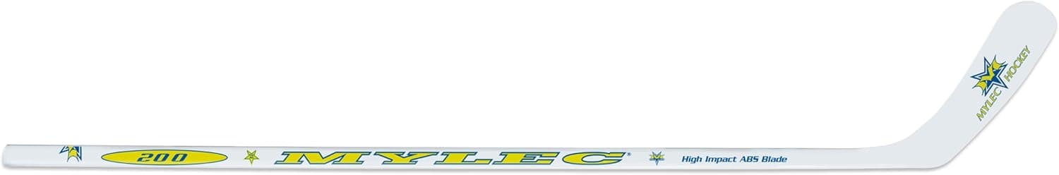 Mylec 200ZL Henrik Zetterberg Pee Wee ABS Hockey Stick, White/Yellow, 43-Inch Left