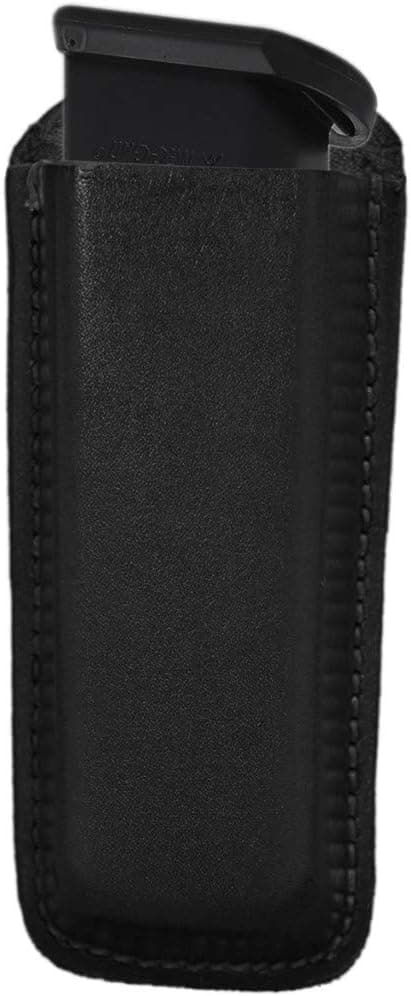 Leather Magazine Pouch | Gun Accessories | OWB or IWB | Concealed Carry Holster | Sizes to Fit Virtually Any 9mm Pistol Mag | Single or Double Stack |
