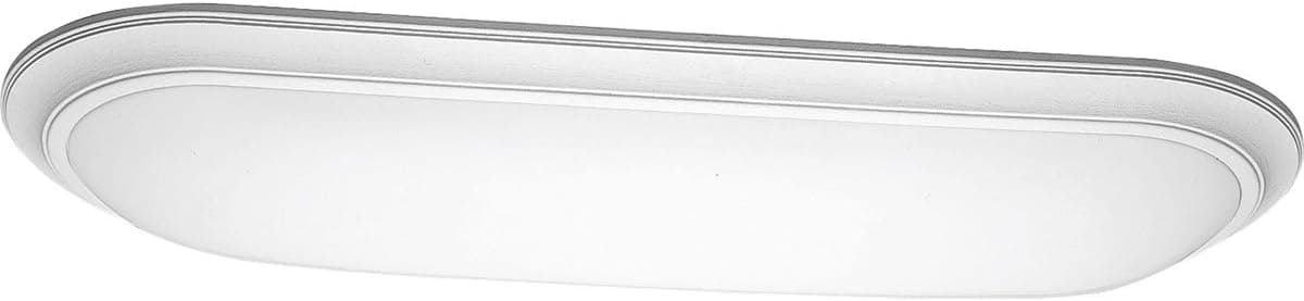 Progress Lighting P7206-30EB Traditional Four Light Fluorescent from Modular Fluorscent Collection Finish, 59.50 inches, 59-Inch Width x 6-5/8-Inch Height, Textured White