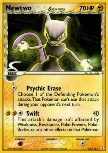 Pokemon - Mewtwo (24) - EX Holon Phantoms