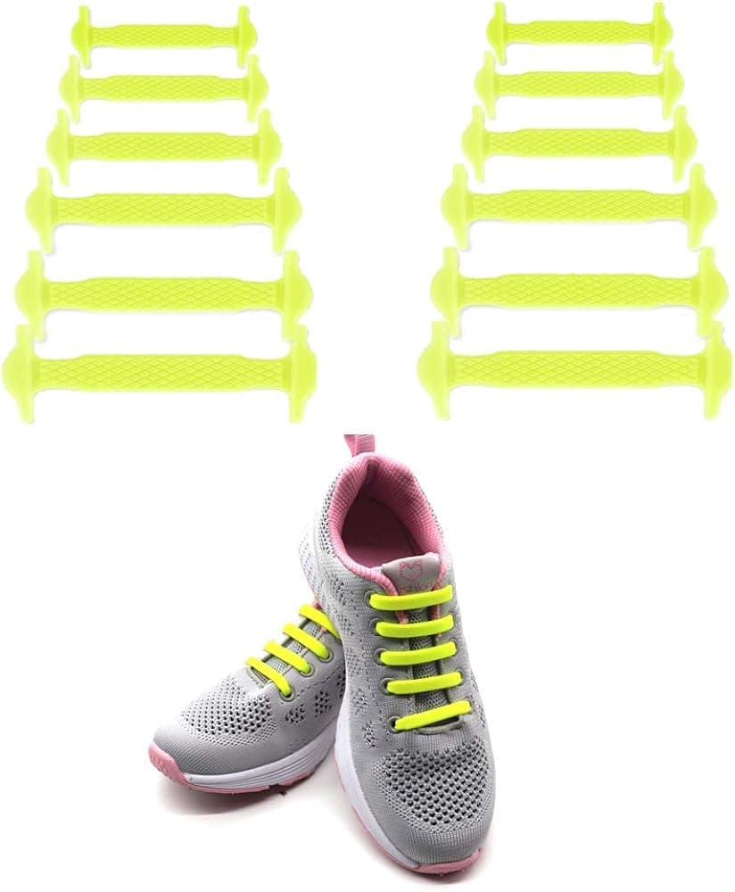 LattoGe No Tie Silicone Shoelaces Slip On Laces for Kids, Adults Shoes Seakers
