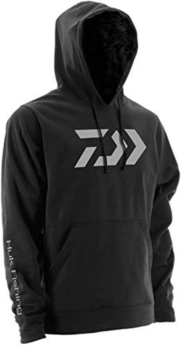 Daiwa Vector Huk Black Hooded Sweatshirt