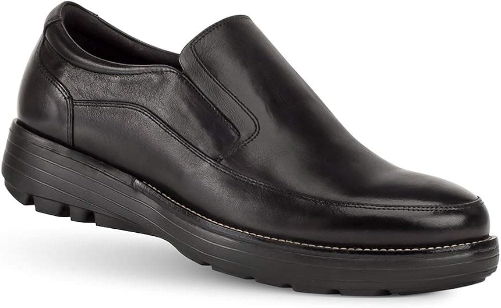 Gravity Defyer Men's G-Defy Centric Dress Shoes - VersoCloud Multi-Density Shock Absorbing Leather Loafer Slip-On Casual Shoes