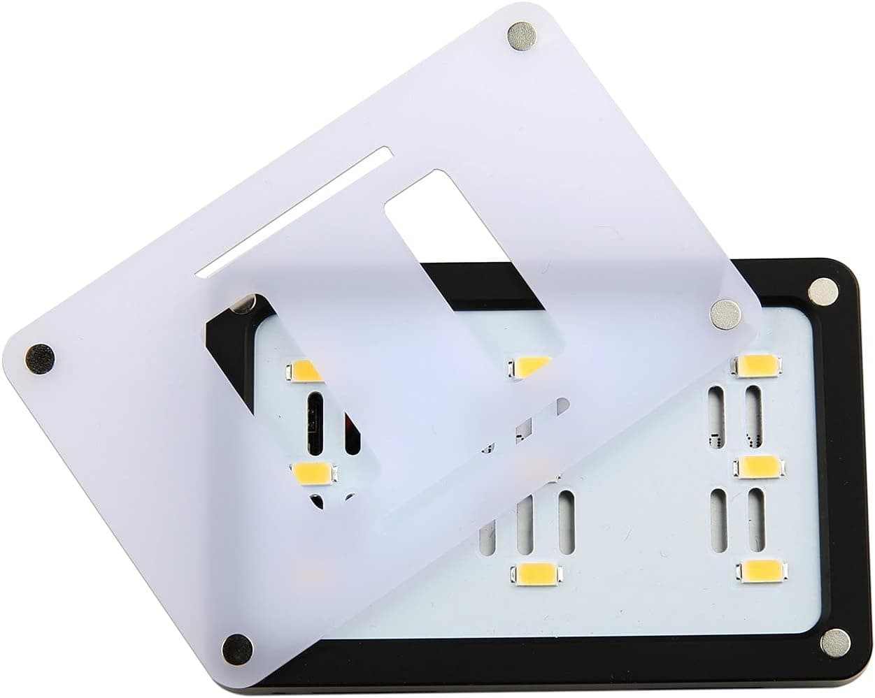 LED Mini Light Pockable on On-Camera Video Fill Light for DSLRs with Battery, 9PCS SMD, TLCI/CRI 95, 5500K