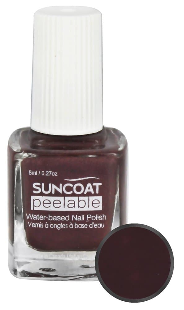 SUNCOAT PRODUCTS INC. Polish & Peel Water-Based Nail Polish Mulberry