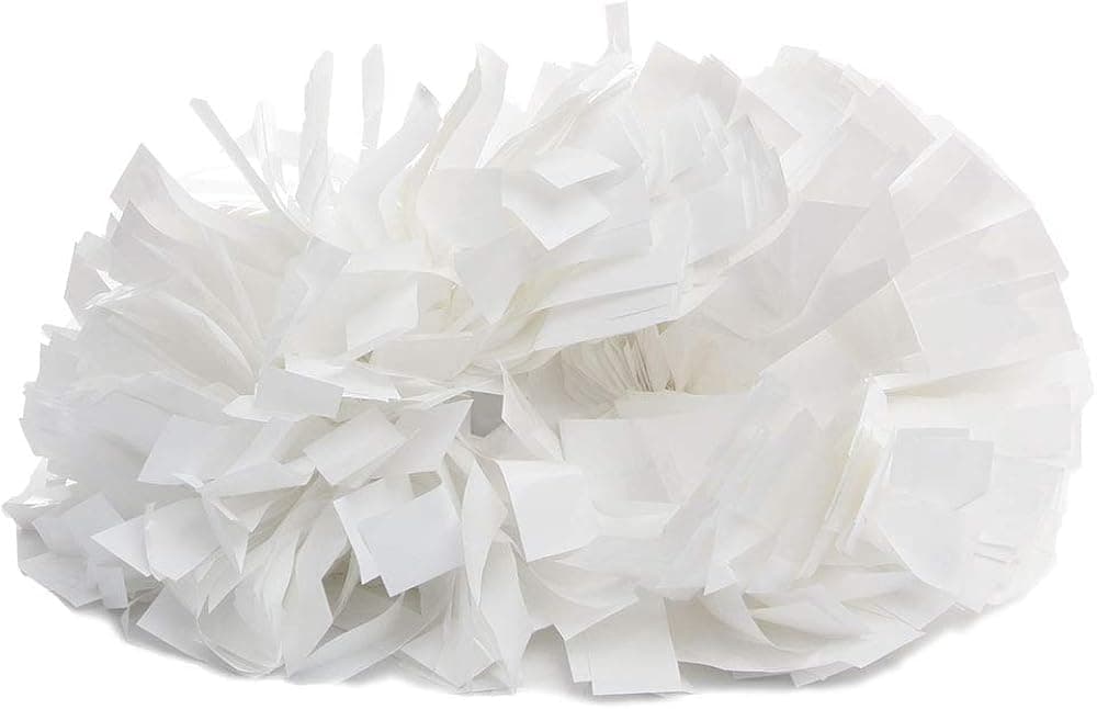 4 Inch Solid Vinyl Pom for Dance & Cheerleading