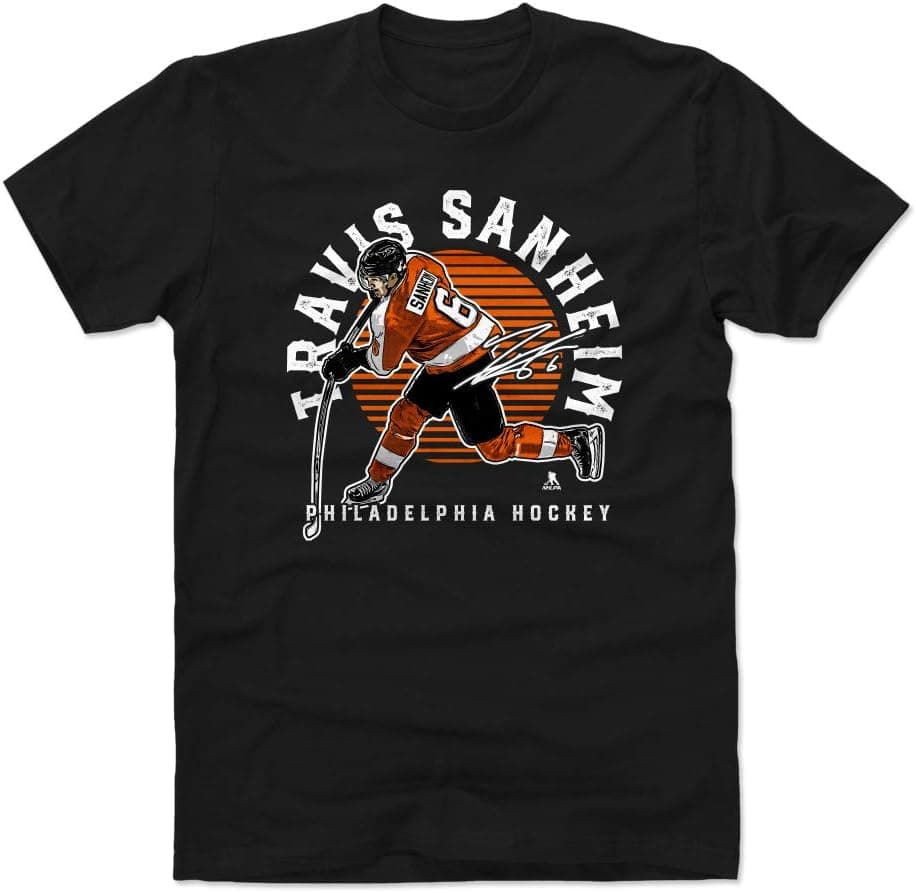 500 LEVEL Travis Sanheim Shirt - Philadelphia Hockey Men's Apparel - Travis Sanheim Emblem