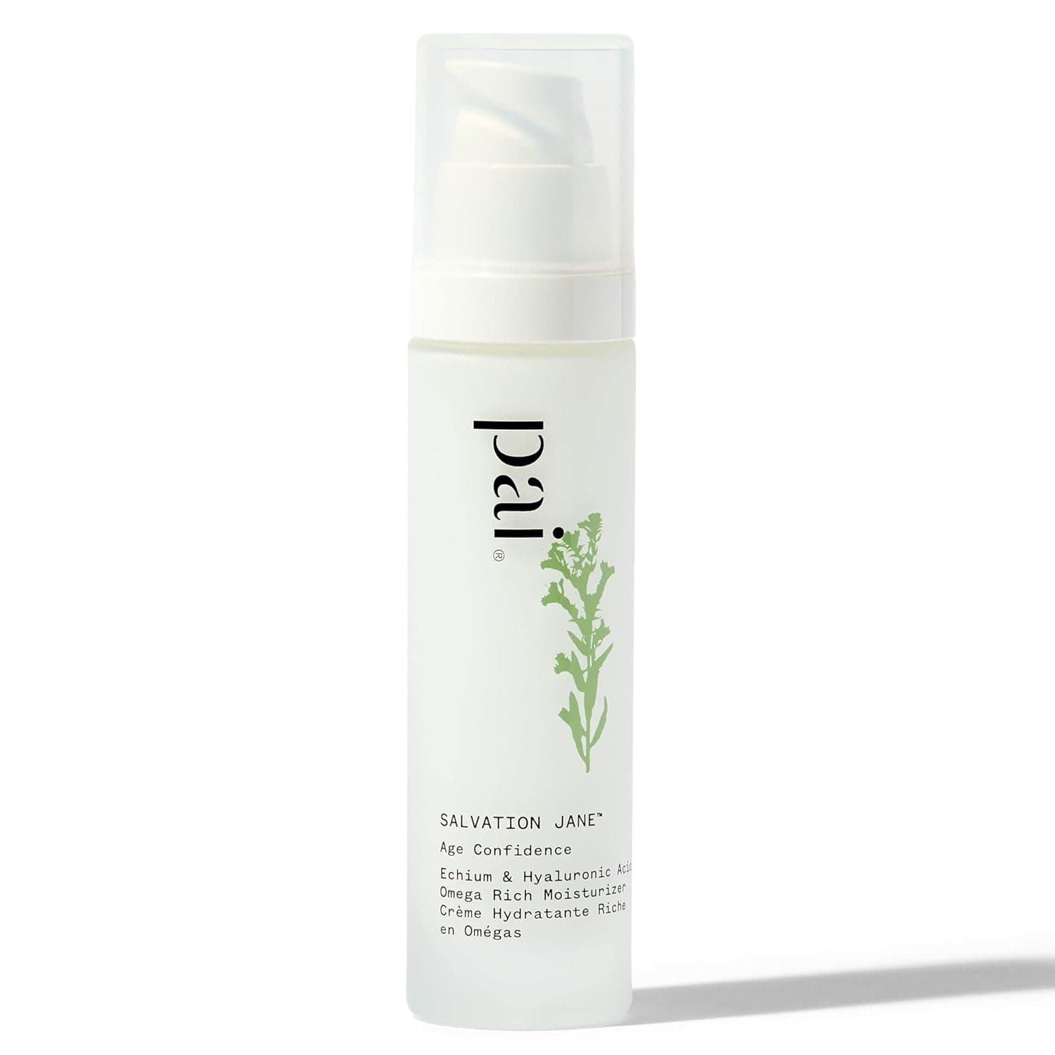 PAI SKINCARE - Organic Salvation Jane Echium + Hyaluronic Acid Omega Rich Moisturizer | Natural, Vegan, Sensitive Skincare (1.7 Fl Oz | 50 mL)