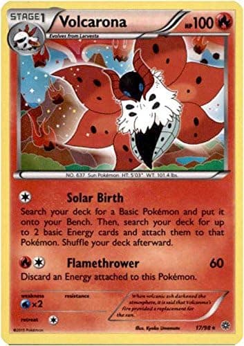 Pokemon - Volcarona (17/98) - Ancient Origins - Holo