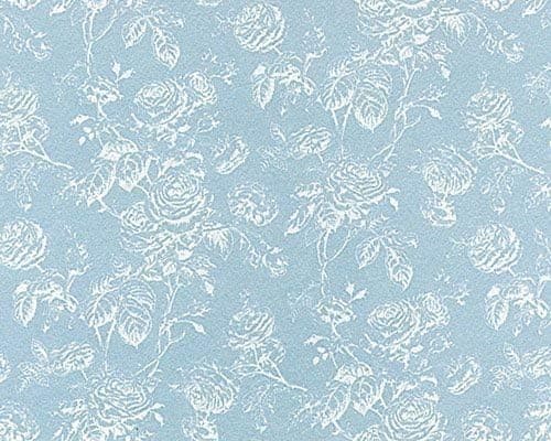 Melody Jane Dollhouse Tiffany Reverse Light Blue Miniature Print Wallpaper 3