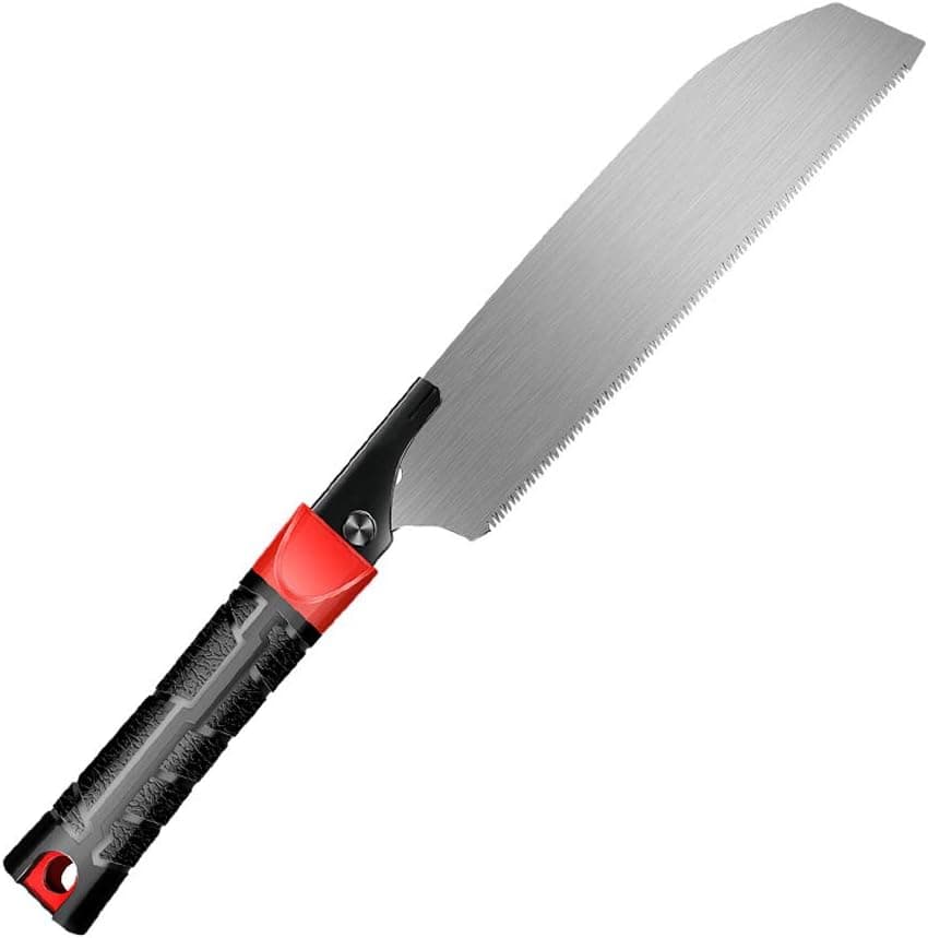 DUEBEL Razorsaw Kataba Saw Fine Tooth Crosscut Saw with 7.8 Inch Replaceable Blade Japanese Hand Saw Single Edge Pull Saw Flush Cut Saw Trim Saw for Woodworking Crosscut Hardwood Razor Saw
