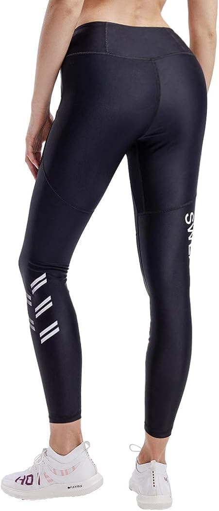 HOTSUIT Sauna-Pant Weight-Loss Sweat-Pant Sauna-Suit (Black, L) - Compression Leggings Yoga Pant Women Leggings