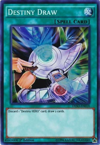 YU-GI-OH! - Destiny Draw (DESO-EN014) - Destiny Soldiers - 1st Edition - Super Rare