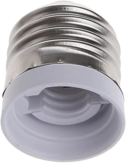 LIYUDL E27 to E17 Light Socket,led Bulb Base Adapter Converter Socket Adapter, Medium Screw to Intermediate Screw E17 Light Bulb Socket Adapter Converter