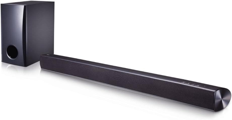 LG 2.1ch Sound Bar 100W Wired Subwoofer, SH2 (Renewed)
