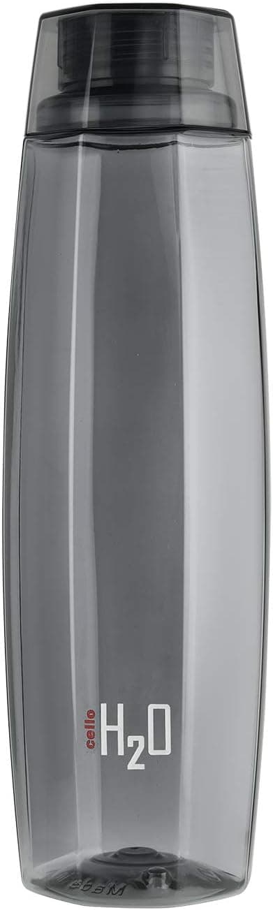 BPA Free Water Bottle H2O Leak Proof Water Bottle for Office, Gym with Wide Mouth Easy Carry Ergonomic Reusable Drinking Container by Cello