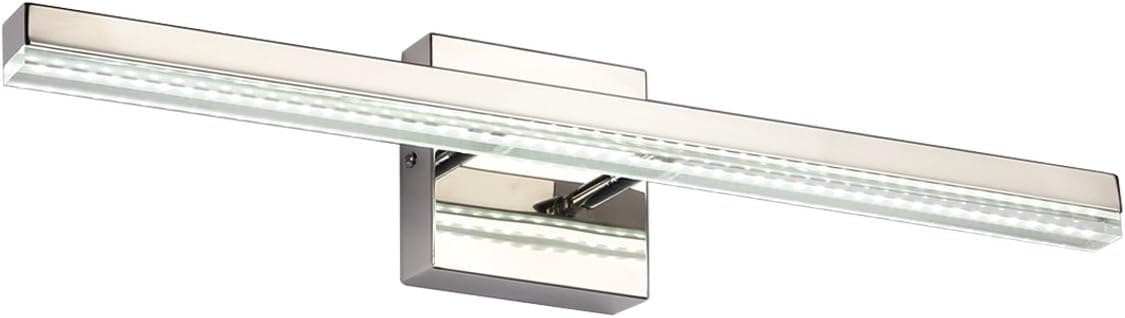 Dailyart 10W Cool White Tube LED Bathroom Light Mirror Light Vanity Light, 3528 SMD, Stainless Steel + Acrylic, IP44