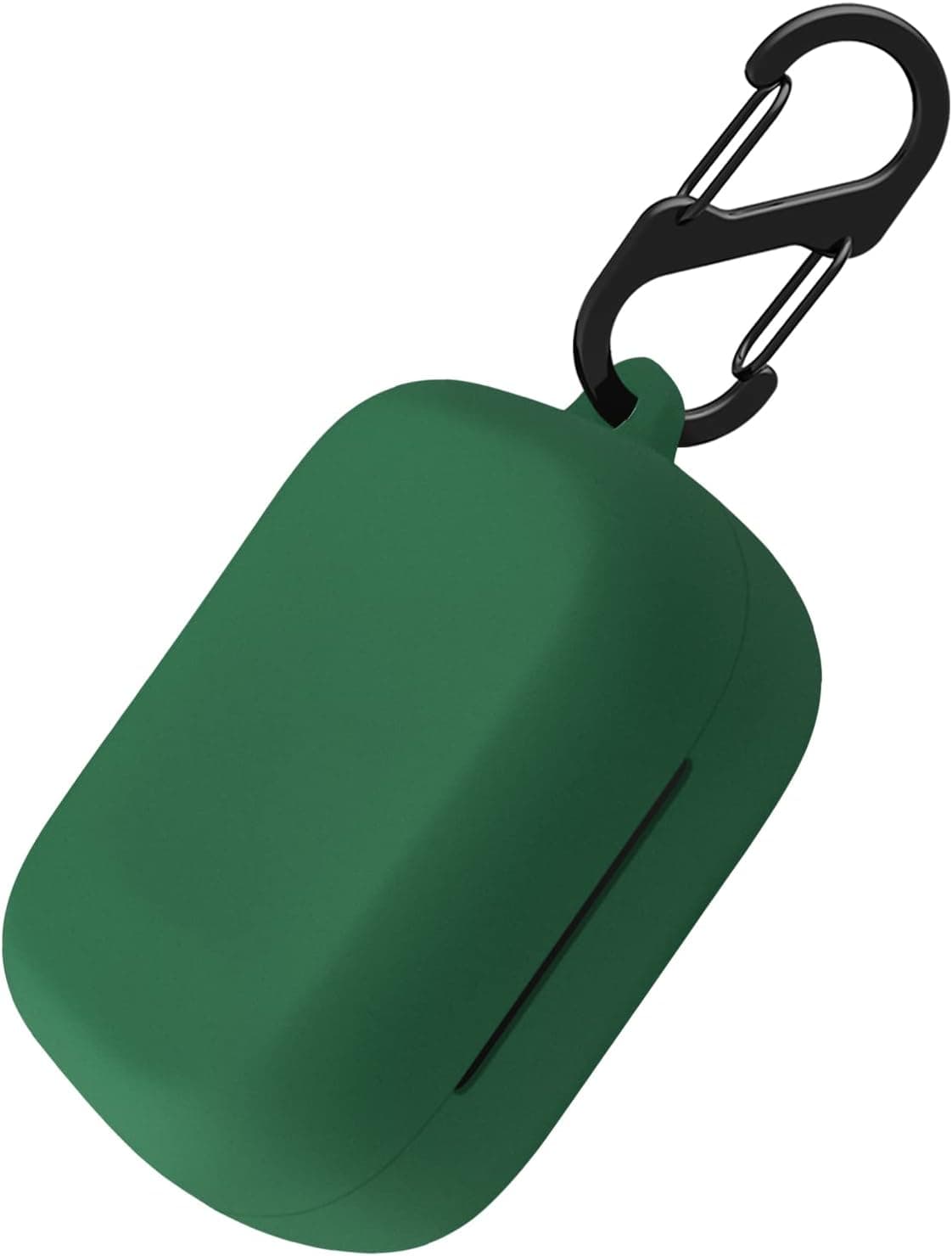 Geiomoo Silicone Case Compatible with Skullcandy Grind Fuel, Protective Cover with Carabiner (Emerald Green)