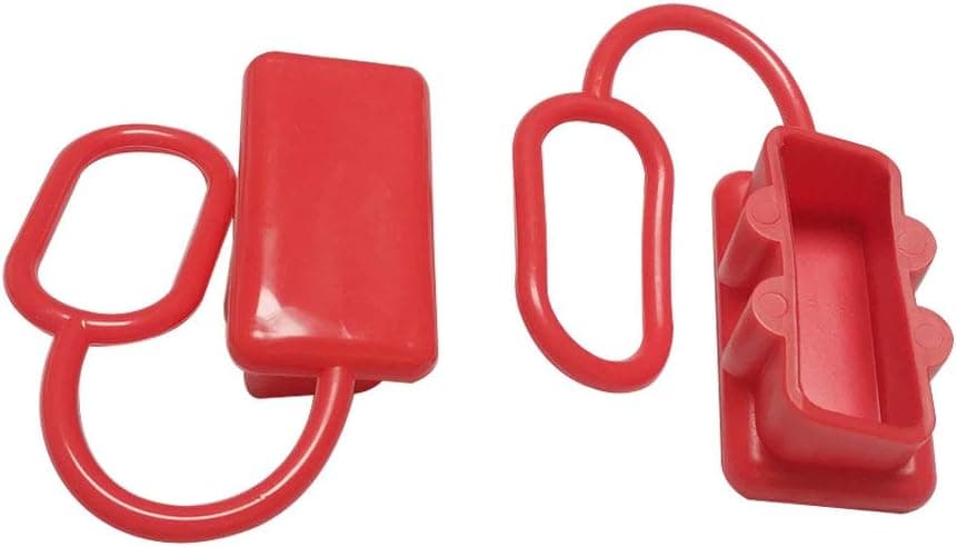 Dust Cover 2Pcs For 120A Power Connectors Black Rubber,Dustproof Plug Cover For 120A Battery Quick Connection Plug Connector